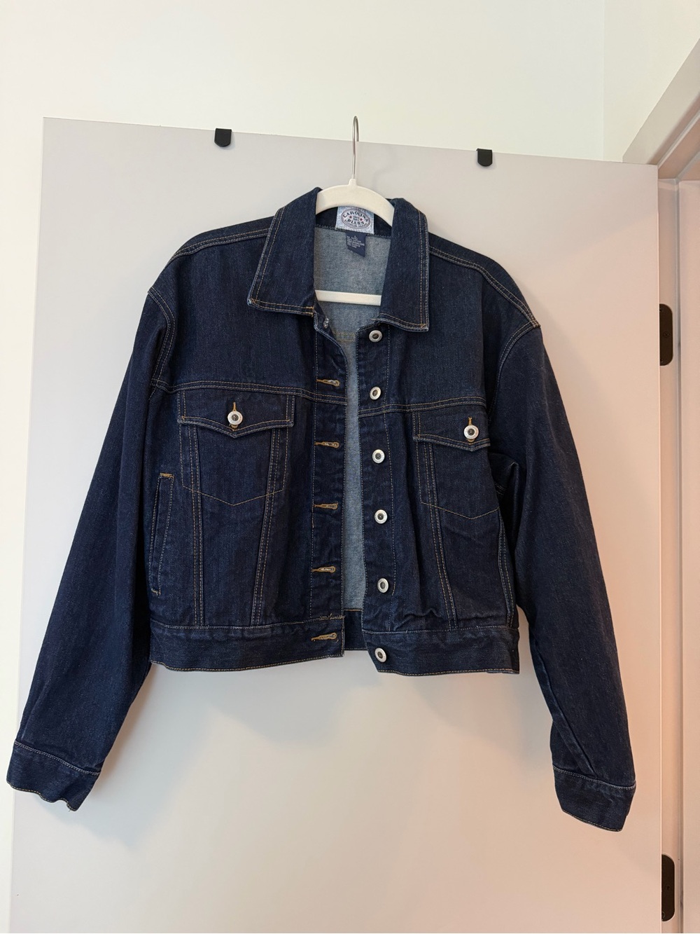 Carolina Blues Vintage Women’s Dark Denim Jean Jacket